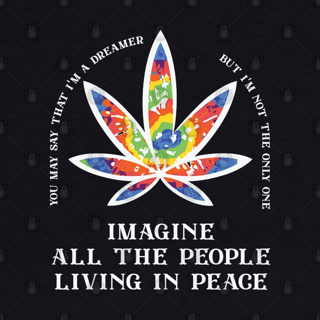 Imagine Flowers Love Hippie People by ssflower